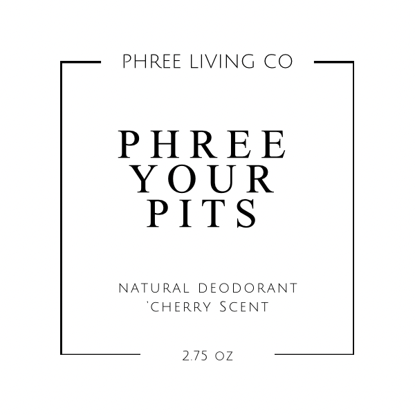 pHree Your Pits Natural Deodorant